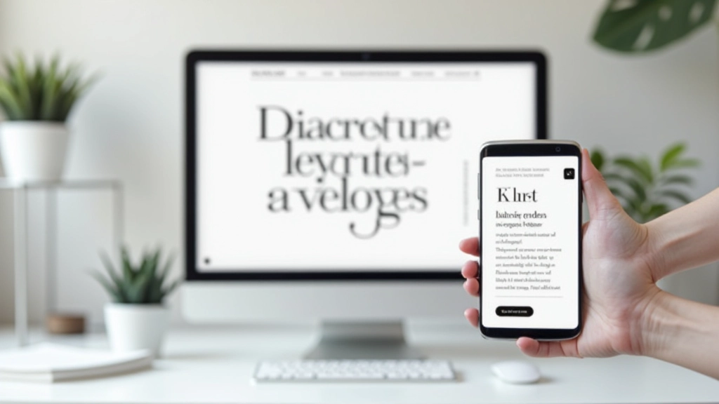 Exemplos de tipografia responsiva com tamanhos de fonte que se ajustam fluidamente entre dispositivos