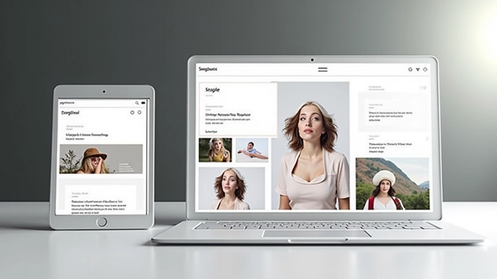 Layout de galeria responsiva mostrando grade que se transforma de 1 coluna para 2 para 4 colunas